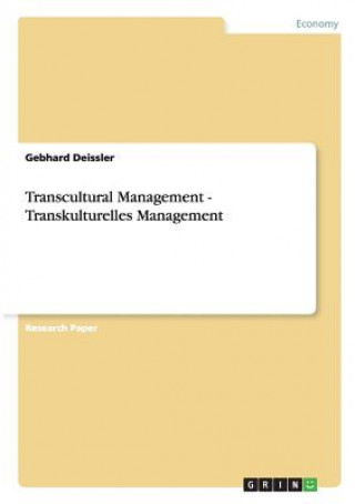 Buch Transcultural Management - Transkulturelles Management Gebhard Deissler