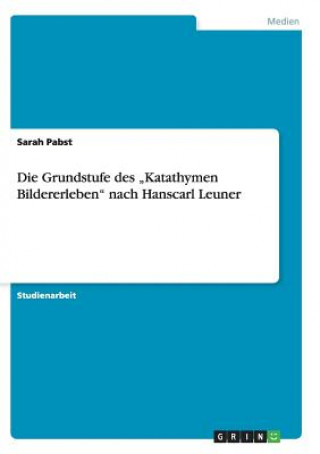 Kniha Grundstufe des "Katathymen Bildererleben nach Hanscarl Leuner Sarah Pabst