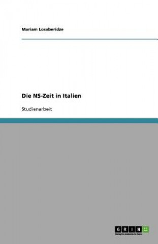 Könyv Die NS-Zeit in Italien Mariam Losaberidze