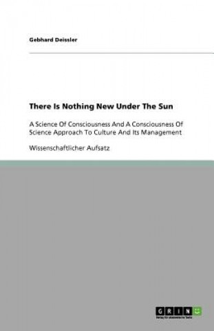 Carte There Is Nothing New Under The Sun Gebhard Deissler