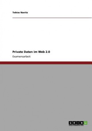 Book Private Daten im Web 2.0 Tobias Nanitz