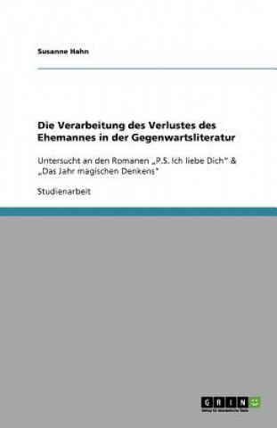 Buch Die Verarbeitung des Verlustes des Ehemannes in der Gegenwartsliteratur Susanne Hahn