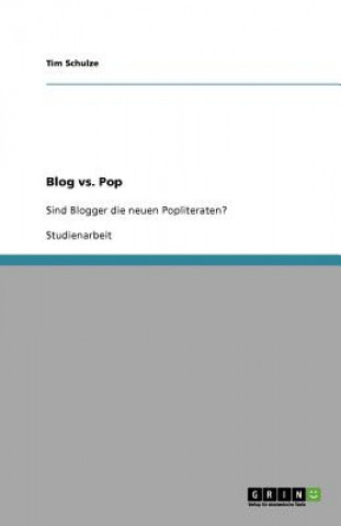 Kniha Blog vs. Pop Tim Schulze