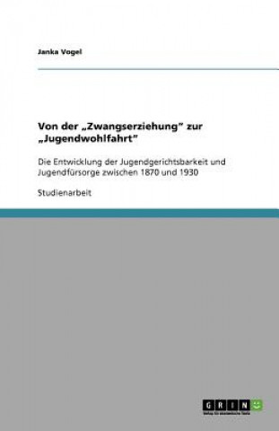 Könyv Von der "Zwangserziehung zur "Jugendwohlfahrt Janka Vogel