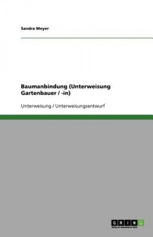 Knjiga Baumanbindung (Unterweisung Gartenbauer / -in) Sandra Meyer