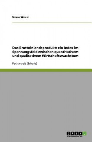 Książka Bruttoinlandsprodukt Simon Winzer