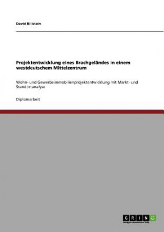 Kniha Projektentwicklung eines Brachgelandes in einem westdeutschem Mittelzentrum David Billstein