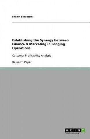 Könyv Establishing the Synergy between Finance & Marketing in Lodging Operations Shanin Schuessler