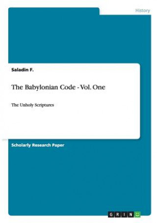 Carte Babylonian Code - Vol. One Saladin Faruque