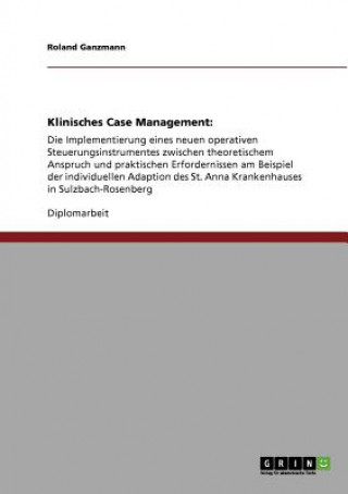 Buch Klinisches Case Management Roland Ganzmann