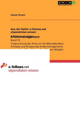 Book Krisenmanagement Caesar Dreyer