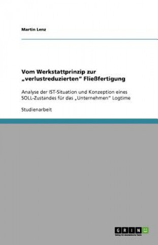 Kniha Vom Werkstattprinzip Zur "Verlustreduzierten Fliefertigung Martin Lenz