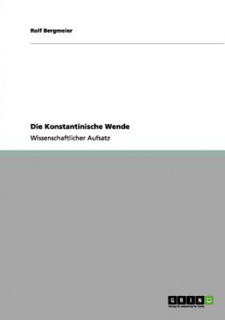 Book Konstantinische Wende Rolf Bergmeier