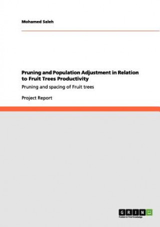 Carte Pruning and Population Adjustment in Relation to Fruit Trees Productivity Mohamed Saleh