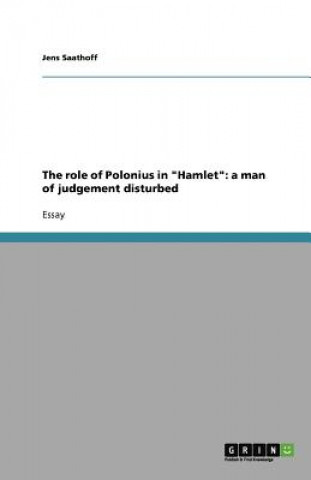 Kniha role of Polonius in Hamlet Jens Saathoff