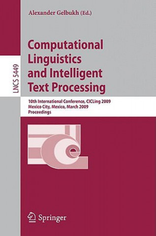 Книга Computational Linguistics and Intelligent Text Processing Alexander Gelbukh