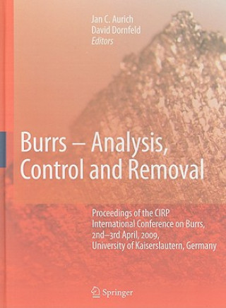 Kniha Burrs - Analysis, Control and Removal Jan C. Aurich
