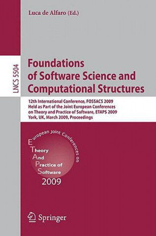 Carte Foundations of Software Science and Computational Structures Luca de Alfaro