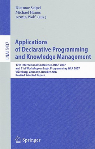 Kniha Applications of Declarative Programming and Knowledge Management Dietmar Seipel