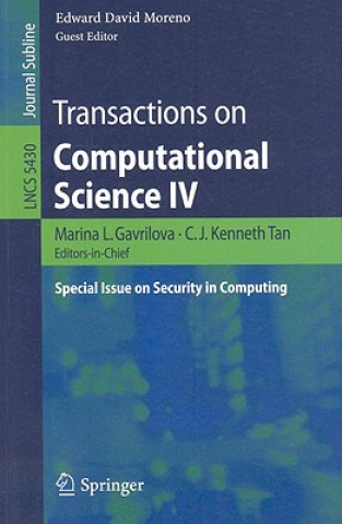 Carte Transactions on Computational Science IV C. J. Kenneth Tan