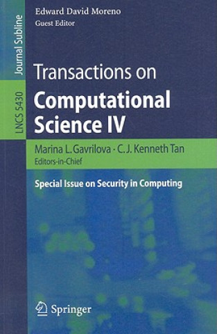 Livre Transactions on Computational Science IV C. J. Kenneth Tan