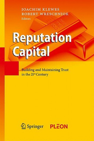 Kniha Reputation Capital Joachim Klewes