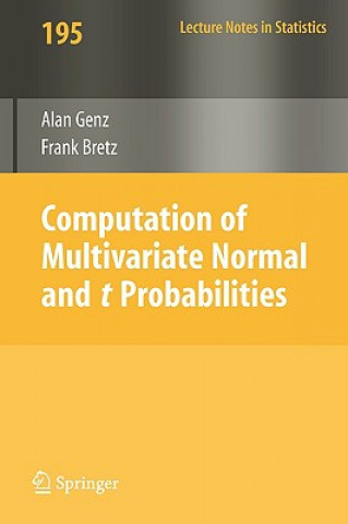 Carte Computation of Multivariate Normal and t Probabilities Alan Genz