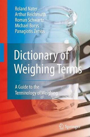 Book Dictionary of Weighing Terms Roland Nater