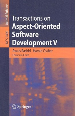 Livre Transactions on Aspect-Oriented Software Development V Awais Rashid