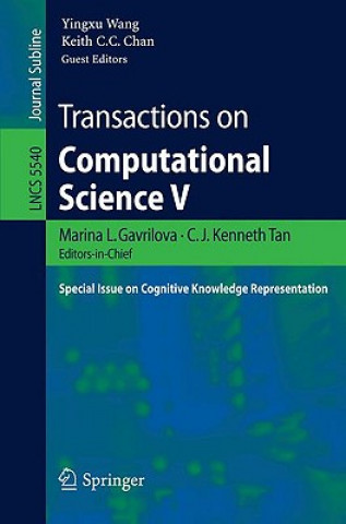 Carte Transactions on Computational Science V Marina Gavrilova
