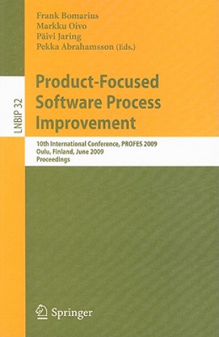 Kniha Product-Focused Software Process Improvement Frank Bomarius