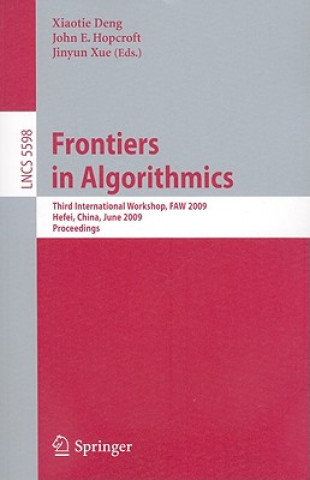 Buch Frontiers in Algorithmics Xiaotie Deng