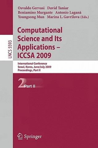 Carte Computational Science and Its Applications - ICCSA 2009 Osvaldo Gervasi