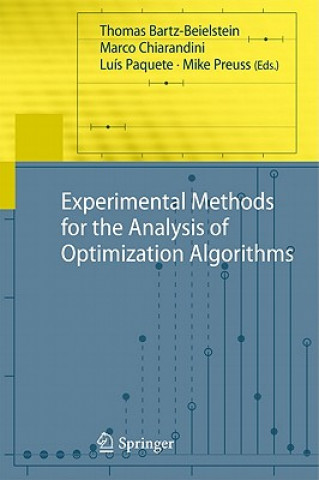 Książka Experimental Methods for the Analysis of Optimization Algorithms Thomas Bartz-Beielstein