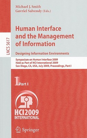 Kniha Human Interface and the Management of Information. Designing Information Environments Michael J. Smith