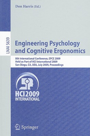 Könyv Engineering Psychology and Cognitive Ergonomics Don Harris
