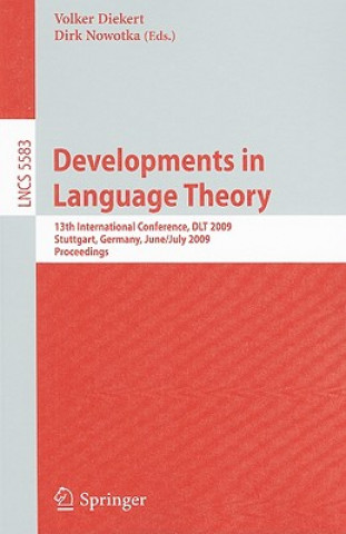 Książka Developments in Language Theory Volker Diekert