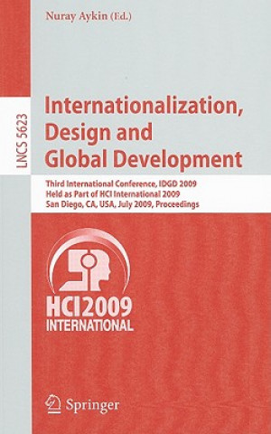 Kniha Internationalization, Design and Global Development Nuray Aykin