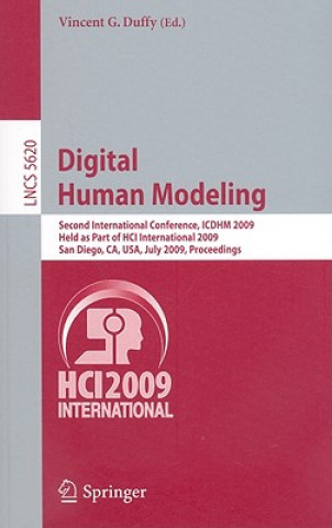 Könyv Digital Human Modeling Vincent G. Duffy