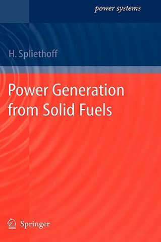 Kniha Power Generation from Solid Fuels Hartmut Spliethoff