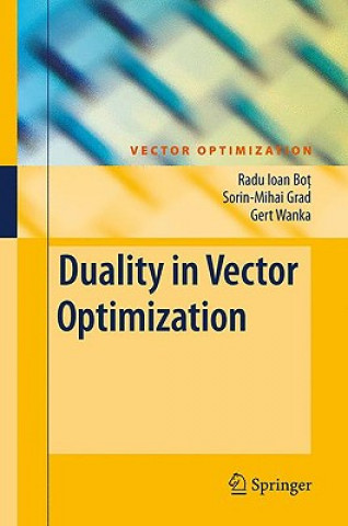 Book Duality in Vector Optimization Radu Ioan Bot