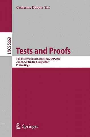 Libro Tests and Proofs Catherine Dubois