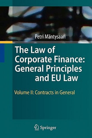 Kniha Law of Corporate Finance: General Principles and EU Law Petri Mäntysaari