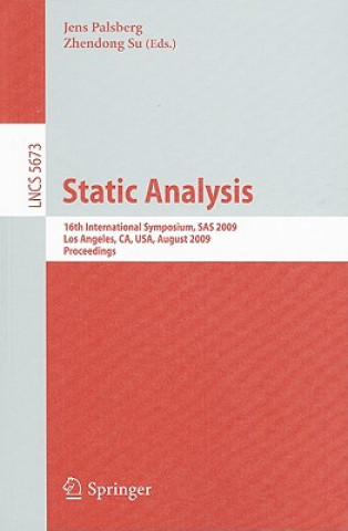 Книга Static Analysis Jens Palsberg