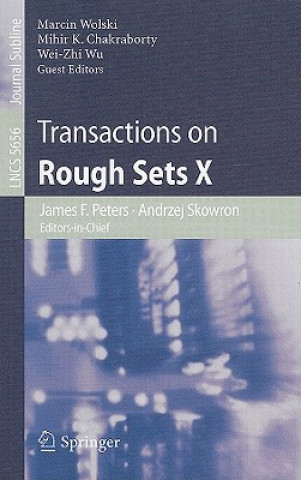 Kniha Transactions on Rough Sets X James F. Peters