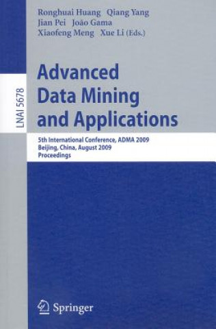 Könyv Advanced Data Mining and Applications Ronghuai Huang