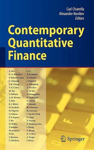 Kniha Contemporary Quantitative Finance Carl Chiarella
