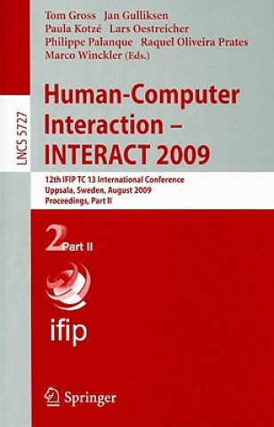 Carte Human-Computer Interaction - INTERACT 2009 Tom Gross