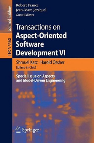 Kniha Transactions on Aspect-Oriented Software Development VI Shmuel Katz