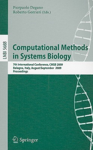 Książka Computational Methods in Systems Biology Pierpaolo Degano